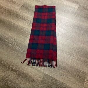 Red and Green Plaid Scarf